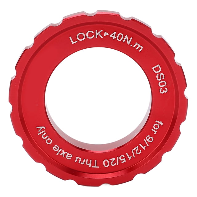 Anneau de Verrouillage Centerlock, Haute Résistance Universel Durable Résistant à la Rouille Anti-Déformation Couvercle Centerlock pour Vélo de Montagne Multicolore,Noir,Rouge,Bleu,Or