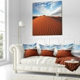 thumbnail image 3 of Designart Sahara Dunes under Bright Sky - Landscape Printed Throw Pillow - 18x18, 3 of 5