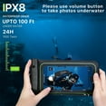 thumbnail image 6 of 2-Pack Universal Floating Waterproof Phone Pouches – IPX8 Certified, Touchscreen Friendly, Lanyard Included – Fits Most Smartphones (Black), 6 of 8