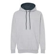 thumbnail image 1 of King Fashion KF9041 Two-Tone Hooded Sweatshirt, 1 of 2