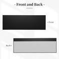 thumbnail image 2 of Valances for Windows Kitchen Curtains Small Treatments Valance, Luxury Black Paper Texture 42x18 inch, 2 of 5
