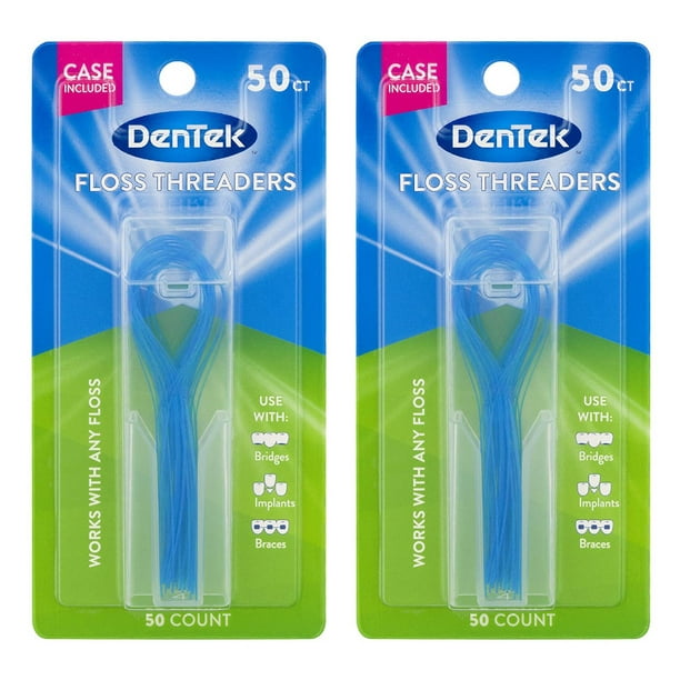 Dentek Floss Threaders 50 Count (2 Pack)