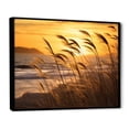 thumbnail image 2 of Designart "Sunrise Breeze on the Beach VIII" Nautical & Beach Floater Framed Canvas Art Print, 2 of 7