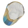 thumbnail image 4 of Unisex Casual Adjustable Colorful Patchwork Shade Tongue Forward Beret Hat, 4 of 9