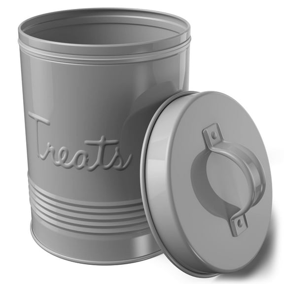Amici Retro Treats Storage Canister 72 Oz, Gray