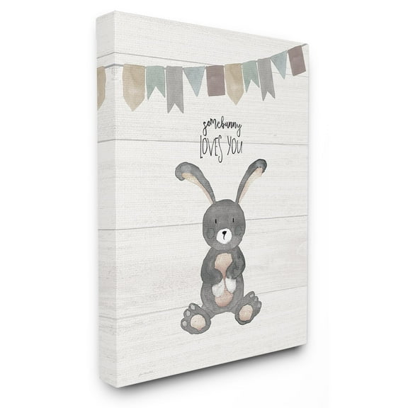 The Stupell Home Decor Collection The Kids Room by Stupell Somebunny Loves You Wall Art