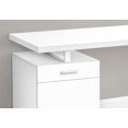 thumbnail image 2 of Monarch Specialties Computer Desk, Home Office, Laptop, Left, Right Set-up, Storage Drawers, 48"l, Work, Metal, Laminate, White, Contemporary, Modern, 2 of 4