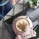 thumbnail image 4 of Altavoz Bluetooth inalámbrico con diseño de gato espacial de dibujos animados, estéreo de alta fidelidad, manos libres, luz nocturna de 7 colores (rosa), 4 of 4