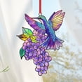 thumbnail image 4 of Yonrjhukm Colorful Hummingbirds Flower Sun Catchers Pendant, Beautiful Home Decor, Perfect Gift Idea for Nature Lovers, Durable Materials, Easy to Hang, Charming Decorative Accent, 4 of 7