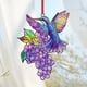 thumbnail image 4 of Colorful Hummingbirds Flower Sun Catchers Pendant, 4 of 7