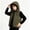 Army Green, variant on CYRBOKO Boys Puffer Vests, Thermal Full Zip Sleeveless Winter Hooded Outerwear with Pockets Black Size 9-10 T