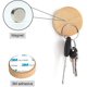 thumbnail image 1 of Taian Llavero magnético Ganchos de pared de madera Llavero redondo de madera para llaves, monedas, almacenamiento de tarjetas, paquete de 2 XianweiShao 8390615676694, 1 of 1