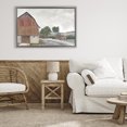 thumbnail image 2 of Stupell Industries Grace Farm Barn View Gray Framed Floater Canvas Wall Art design by Errico & Slyp, 21 x 31, 2 of 9