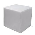 thumbnail image 6 of WORGEOUS 1Pack Waterproof Outdoor Patio Furniture Cover Silver 90x90x90in 210D Oxford Fabric Garden Protector, 6 of 8