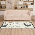 thumbnail image 2 of Yayeee Runner Rug for Bedroom 2'x6' Machine Washable Hallway Non Slip Mat, Halloween Happy Ghosts, 2 of 8