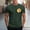 Army Green, variant on SOOMLON T Shirts for Men Hawaii Casual Round Neck Cotton T Shirts Funny Print Short Sleeve Summer Shirts 2025 Fashion Army Green Big and Tall Vacation Tees Classic Soft Athletic Tops Blouses Value XL