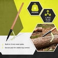 thumbnail image 3 of Timber Tuff TMW-01 4 Foot Wood Handle Logging Forestry Log Rolling Peavey Hook, 3 of 9