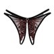thumbnail image 1 of Calzoncillos sexy con flores bordadas fascinantes de archivo abierto para mujer Fridja nalpqowj44437, 1 of 6