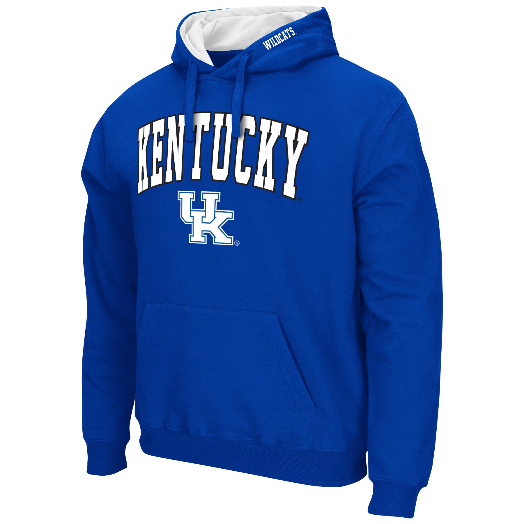 Men's Colosseum Royal Kentucky Wildcats Arch & Logo 3.0 Pullover Hoodie - image 2 of 3