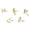 Gold, variant on hejhncii Acrylic Mirror Wall Sticker Removable Bird Wall Decal for Home Bathroom Decors