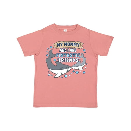 

Inktastic My Mommy and I are Fintastic Friends Cute Sharks Gift Toddler Boy or Toddler Girl T-Shirt