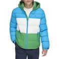 thumbnail image 1 of Chaqueta Tommy Hilfiger para hombre con capucha, color verde/azul, talla M, 1 of 4