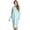 Blue - Floral Medallion, variant on Women's Elegant Long Sleeve Nightgown: Comfortable Sleepwear for a Relaxing Night's Rest (Black - Fun Owl, Small)
