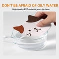 thumbnail image 3 of Cute Cat Cup Colorful Mats Silicone Rubber Faces Insulated Durable Non Slip Hot Pads Set of 5, Kawaii Cat Shaped Coasters (5pcs), 3 of 4