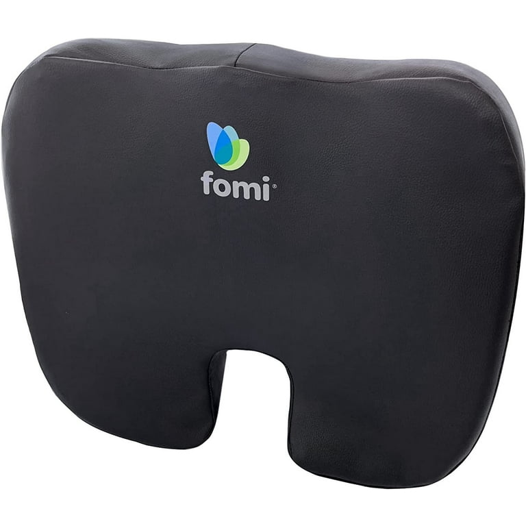 Extra Thick Coccyx Orthopedic Memory Foam Seat Cushion by FOMI Care Black  Large Cushion For Car or Truck Seat, Office Chair, Wheelchair Back Pain  Relief 