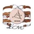 thumbnail image 1 of Structural Chestry Methane Bracelet Chain Rope Ornament Wristband, 1 of 3