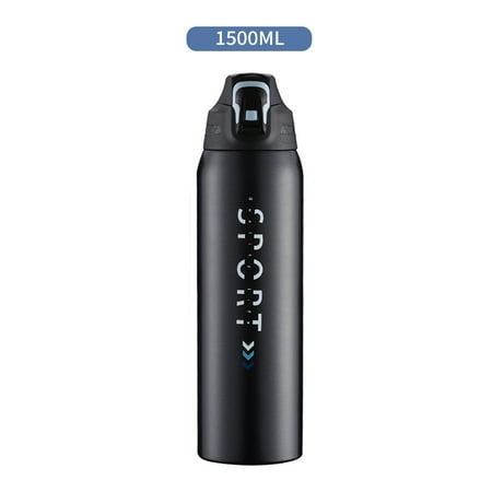 

1500ml Stainless Water Bottle Travel Bottle Large Capacity Portable Outdoor Flask Preservation Drinking Cup