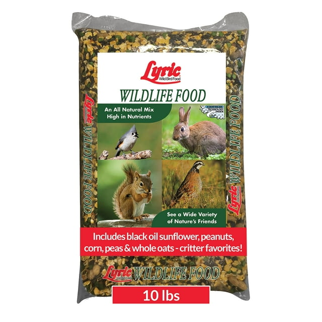 Letra de Wildlife Critter Food para ciervos, ardillas, pavos y conejos
