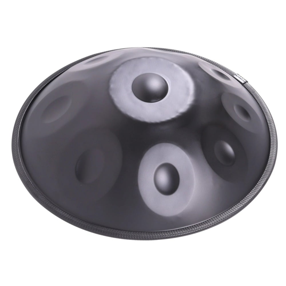18-Inch Handpan Drum  Handcrafted Steel Tongue Drum with 9 Notes  Black 5kg  with Accessories and Stand