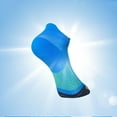 thumbnail image 6 of Outfmvch Wide Compression Socks for Women Mens Socks No Show High Socks Women Hiking Socks Womens Socks Ankle Socks for Women Ankle Blue M, 6 of 6