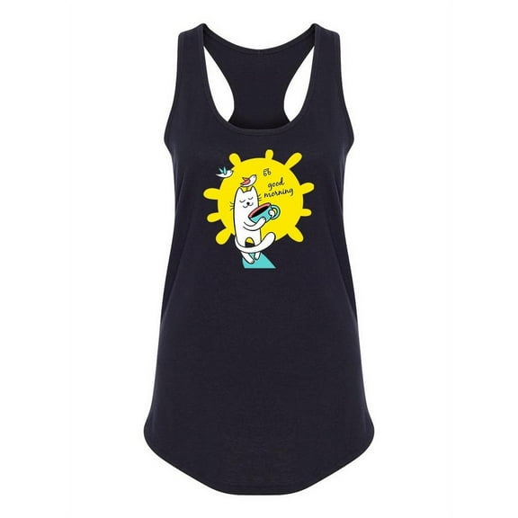 Good Morning Quote Design. Tank Women -Image by Shutterstock, Female Small