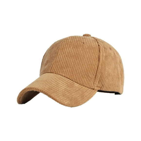 Gorra de béisbol, Gorra de béisbol para hombre, Algodón de pana, Regalo del Día de la Madre, Gorra de béisbol de mujer para otoño, Al aire libre, Adul amarillo