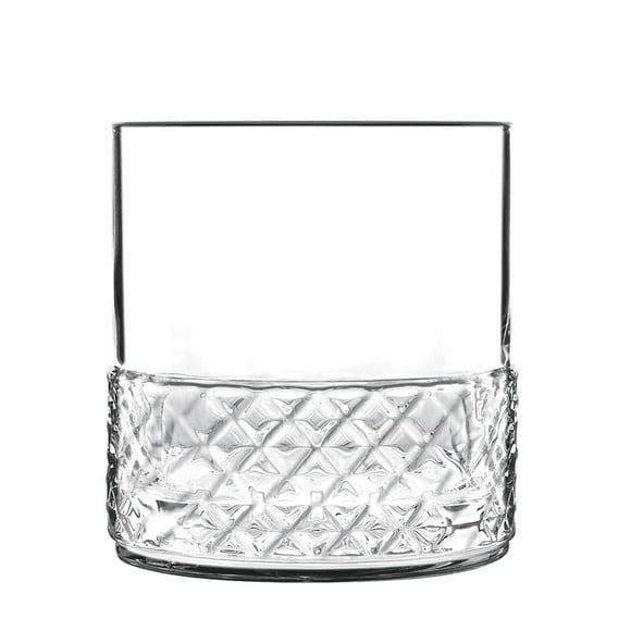 De fabrication Italienne, Luigi Bormioli Roma 1960 DOF Verre à Whisky 38 cl (lot de 4)
