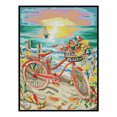 thumbnail image 2 of Juego completo de bordado con cuentas de 14 quilates, costura de bicicleta de playa, decoración artesanal de algodón DIY Hugtrwg Para estrenar, 2 of 9