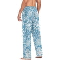 thumbnail image 6 of Christmas Snowflakes Ghost Pajama Pants, Men's Lounge Pants Light with Drawstring and Pockets, Christmas New Year Birthday Father's Day Gifts, Medium, 6 of 7