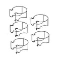 thumbnail image 2 of Aufmer Cintre de Rambarde Réglable Sans Outils, Adaptation Flexible à la Taille, Structure de Suspension Ferme pour la Maison, Espace de Rambarde Extérieur, Rangement Quotidien pour Articles Divers, Placement (6 Pcs), 2 of 5