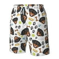 thumbnail image 5 of Naloa Rottweiler Men's Beach Shorts, Surfing shorts, Swim trunks, Quick Dry Swim Trunks for Surfing Beach Fun - 3X-Large, 5 of 9