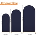 thumbnail image 6 of SUKAIKEQA Wedding Arch Cover 5FT Arch Backdrop Cover Spandex Fitted Arch Cover for Round Top Chiara Backdrop Stand Covers for Wedding Birthday Party Baby Shower Banquet Ceremony Decoration,Navy, 6 of 6