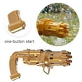 thumbnail image 2 of Bubble Making Machine Kids Plastic bubble maker Air Bubble Maker Outdoor Children Electric Bubbler Toy, Gold, 2 of 8