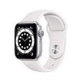 thumbnail image 1 of Smartwatch Apple Watch Series 6 GPS 44mm Plata con Correa Deportiva Blanca, 1 of 1