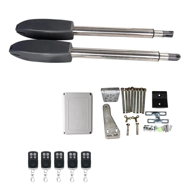 Automatic Dual Barrier Swing Arm Boom Gate Motor DC24V Opener Actuator Engine With Remote Control Kit Optional 400kg Door Opener ,Ultra-Quiet Operation