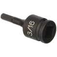 thumbnail image 1 of Grey Pneumatic (1906F) 3/8" Drive x 3/16" Hex Driver Socket, 1 of 1
