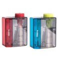 thumbnail image 1 of Dsseng 1 Pack Office  Sharpener Colored Manual Small  Sharpeners Hand Held  Portable Handheld Sharpener with Cover (Red and Blue Random), 1 of 7