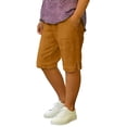 thumbnail image 2 of Coerni Kids Cotton Linen Shorts Teen Girls Baggy Sweatpants Trousers Knee Length Beach Drawstring 𝐂apri Comfy Cropped 𝐓racksuit, 2 of 4