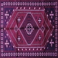 thumbnail image 1 of Ahgly Company Indoor Square Persian Purple Traditional Area Rugs, 8' Square, 1 of 4