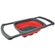 thumbnail image 1 of Colador plegable, coladores y coladores de frutas/verduras sobre el fregadero con asas extensibles, colador plegable para cocina, 1 of 8